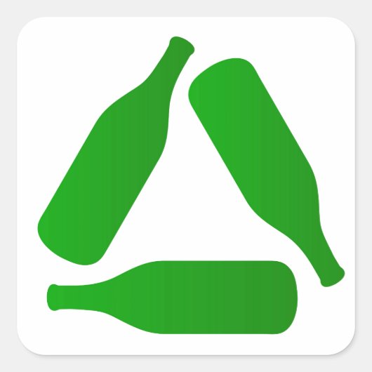 リサイクルボトル スクエアシール (正面)