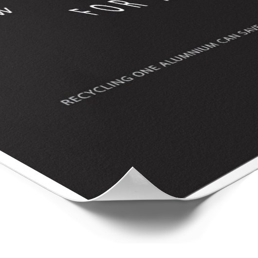 リサイクルポスター ポスター (角)