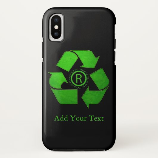 リサイクルロゴ:シャーリー・テイラー Case-Mate iPhoneケース (裏面)