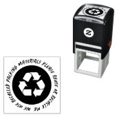 リサイクル再利用された包装 セルフインキングスタンプ (インサイチュ)