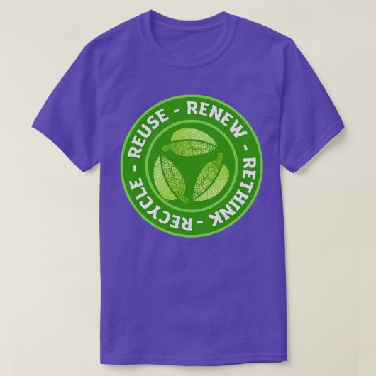 リサイクル再利用書き換え再考2 Tシャツ (デザイン正面)