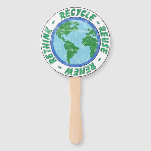 リサイクル再利用書き換え ハンドファン (正面)