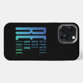 リサイクル再利用書き換え iPhoneケース (裏面横)