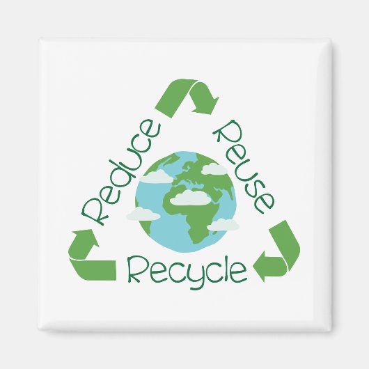 リサイクル再利用 マグネット (正面)