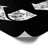 リサイクル動揺してシンボルアースデイ環境Gi ポスター (角)