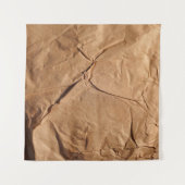 リサイクル包装紙。質感。 タペストリー (正面)