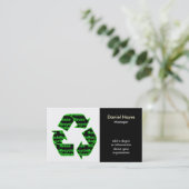 リサイクル名刺 名刺 (スタンド正面)