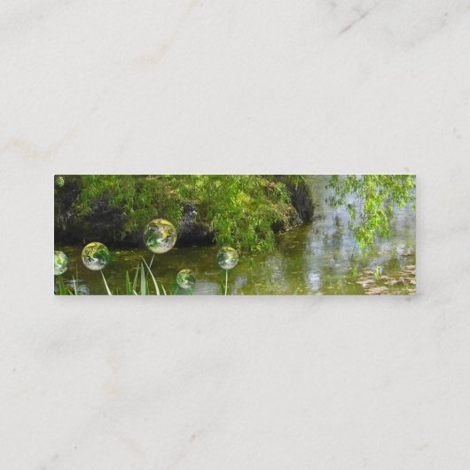 リサイクル地球 スキニー名刺 (裏面)