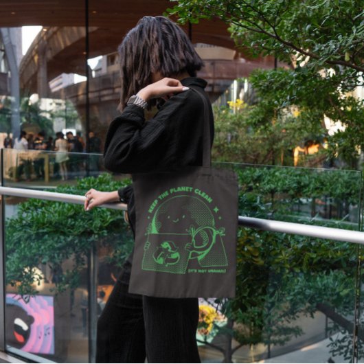 リサイクル引用文アース漫画 トートバッグ