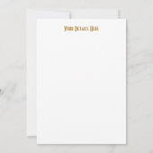 リサイクル招待状 (裏面)