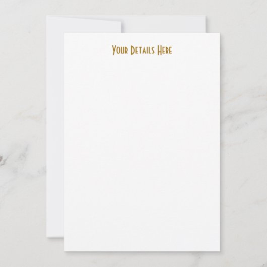 リサイクル招待状 (裏面)