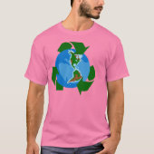 リサイクル救地球 Tシャツ (正面)