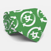 リサイクル日本の女子 |漢字日本語サイン ネクタイ (ロール)