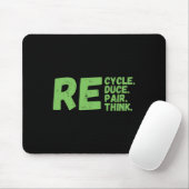 リサイクル減ら修復Rethink Earth Day Activim マウスパッド (マウス)