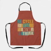 リサイクル減ら再利用再考 エプロン (正面)