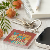 リサイクル減ら再利用再考 キーホルダー (正面右)