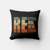 リサイクル減ら再利用再考 クッション (正面)