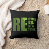 リサイクル減ら再利用再考 クッション (ブランケット)