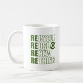 リサイクル減ら再利用再考 コーヒーマグカップ (左)