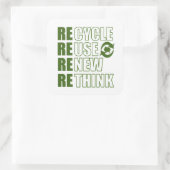 リサイクル減ら再利用再考 スクエアシール (バッグ)