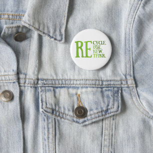 リサイクル減ら再利用再考 缶バッジ