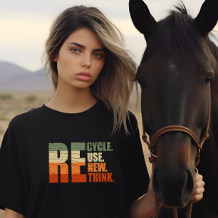 リサイクル減ら再利用再考 Tシャツ
