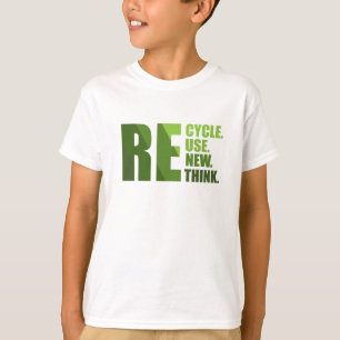 リサイクル減ら再利用再考 Tシャツ