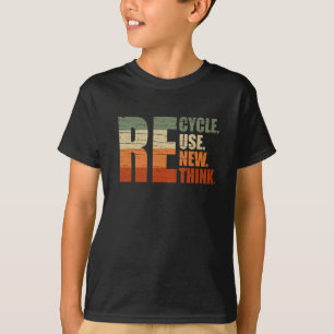リサイクル減ら再利用再考 Tシャツ