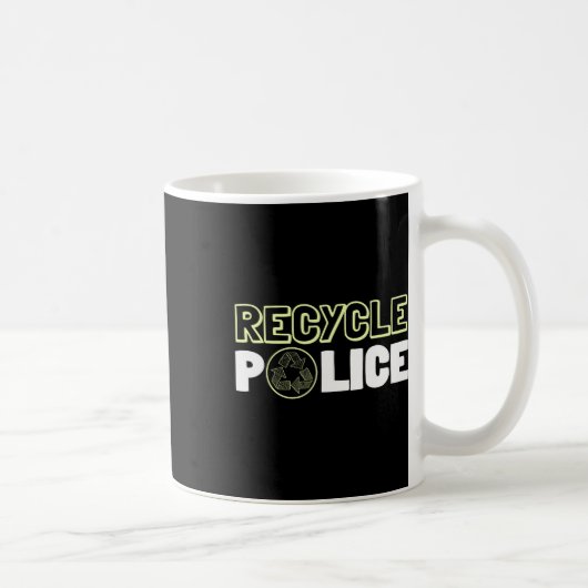 リサイクル環境リサイクル警察Earth Da コーヒーマグカップ (右)