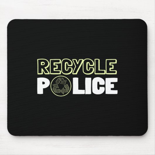 リサイクル環境リサイクル警察Earth Da マウスパッド (正面)
