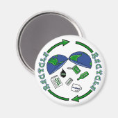 リサイクル磁石 マグネット (正面/裏面)