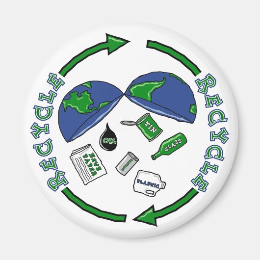 リサイクル磁石 マグネット (正面)