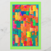 リサイクル紙上のソープモダンラッピング紙アイディア 便箋 (正面)