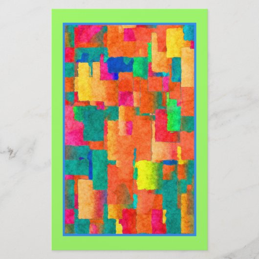 リサイクル紙上のソープモダンラッピング紙アイディア 便箋 (正面)