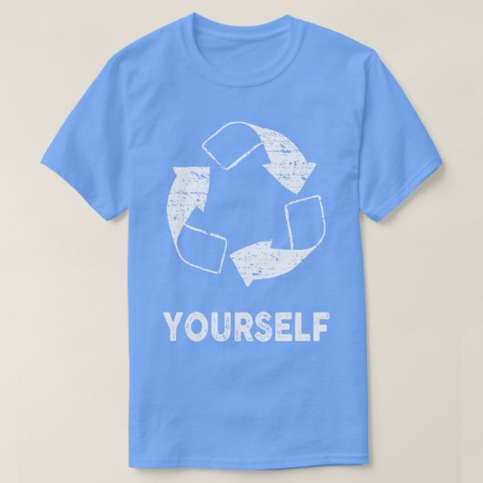 リサイクル自身 Tシャツ (デザイン正面)