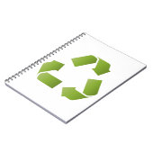 リサイクル記号 ノートブック (左側)