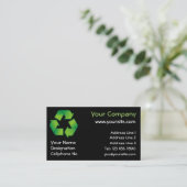 リサイクル記号 名刺 (スタンド正面)