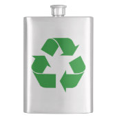 リサイクル記号 – 緑 フラスク (正面)