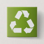 リサイクル記号 缶バッジ (正面)