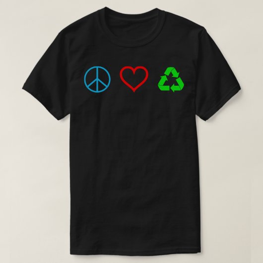 リサイクル3 Tシャツ (デザイン正面)