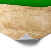 リサイクル – くしゃくしゃになった紙 ポスター (角)