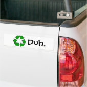 リサイクル バンパーステッカー (トラック上)