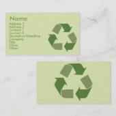 リサイクル-ビジネス 名刺 (正面/裏面)