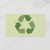 リサイクル-ビジネス 名刺 (裏面)