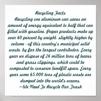 リサイクル ポスター