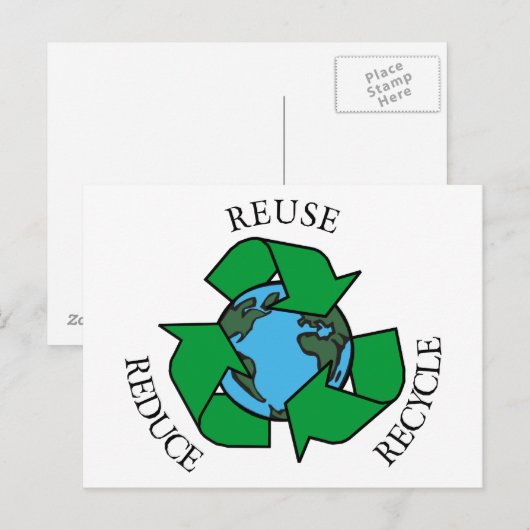 リサイクル ポストカード (正面/裏面)