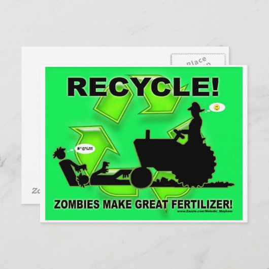 リサイクル! ポストカード (正面/裏面)