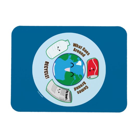 リサイクル マグネット (横)