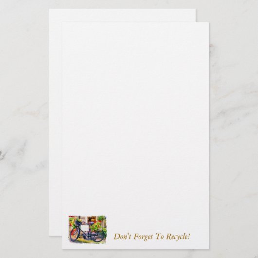 リサイクル 便箋 (正面/裏面)