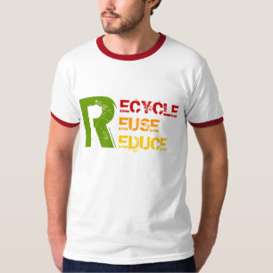 リサイクル、再利用、減らTシャツ Tシャツ